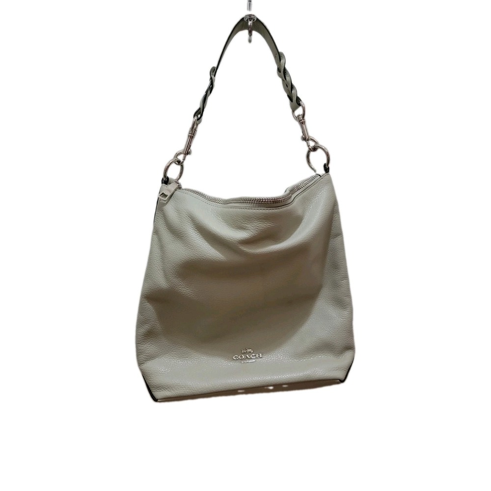 Coach 31507 Abby Duffle Rare Mint Pale Green Pebbled Leather LG Hobo Bag NEW